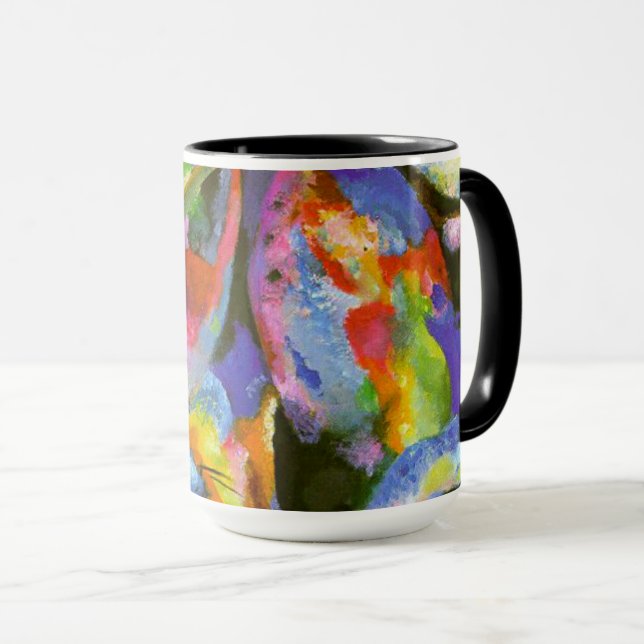 Kandinsky - Flut Improvisation, Überschwemmung, Tasse (VorderseiteRechts)