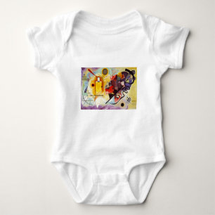Kandinsky Gelb Rot Blau Baby Strampler