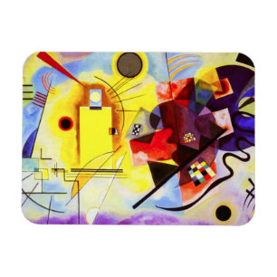 Kandinsky Gelb Rot Blau Magnet