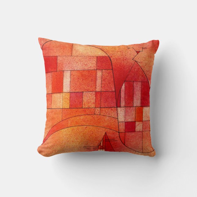 Kandinsky - Gelbes Rosa Kissen (Vorderseite)