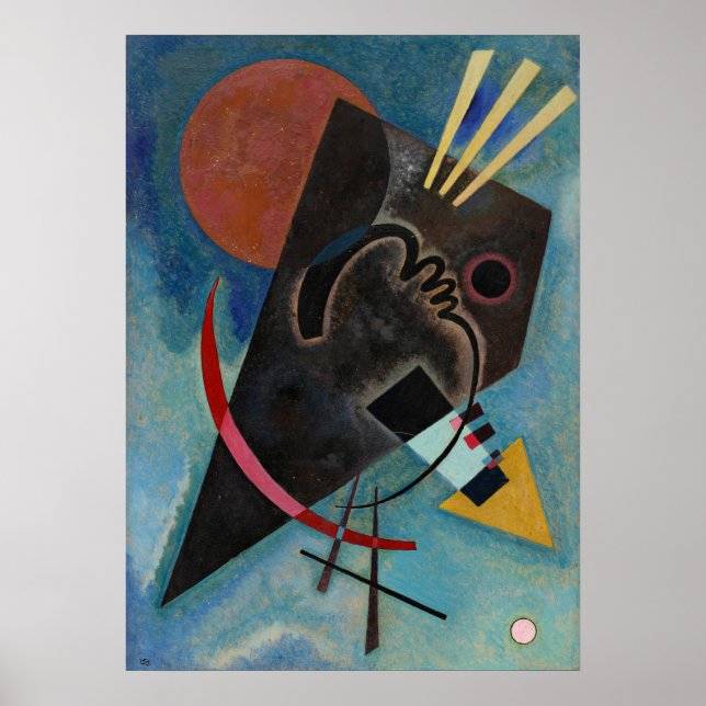Kandinsky - gespalten und rund poster (Vorne)