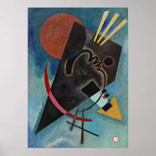 Kandinsky - gespalten und rund poster