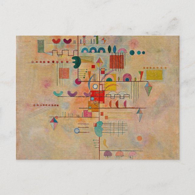Kandinsky - Graceful Ascent Postkarte (Vorderseite)