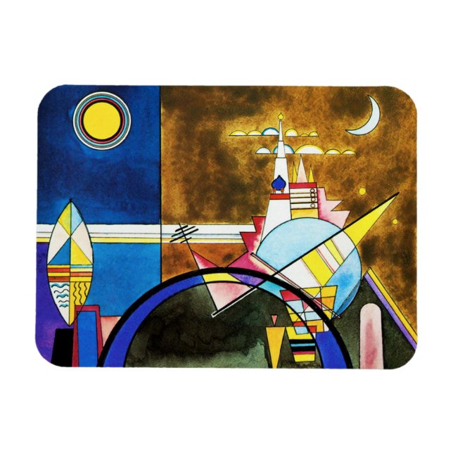Kandinsky Großes Tor von Kiew Magnet (Horizontal)