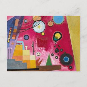 Kandinsky Heavy Red, 1924 Feiertagspostkarte