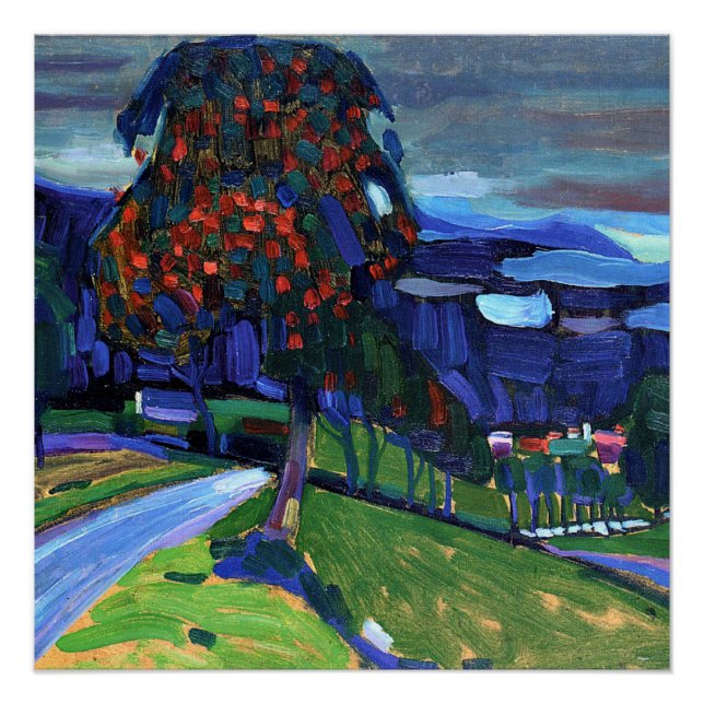 Kandinsky - Herbst in Murnau Poster (Vorderseite)