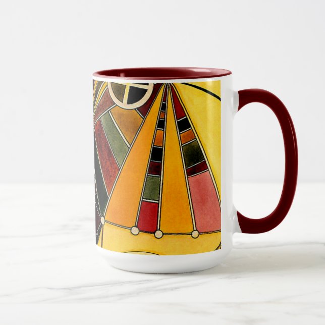 Kandinsky - Im Netz Tasse (Rechts)