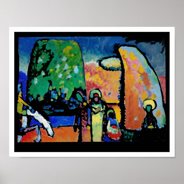 Kandinsky, Improvisation 2, Fine Art, Poster (Vorne)