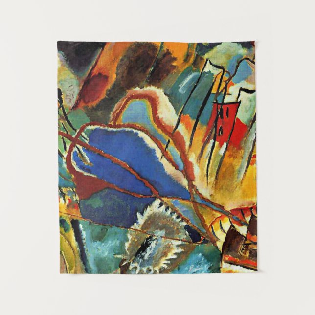 Kandinsky - Improvisation 30 - Kanonen Wandteppich (Vorderseite)