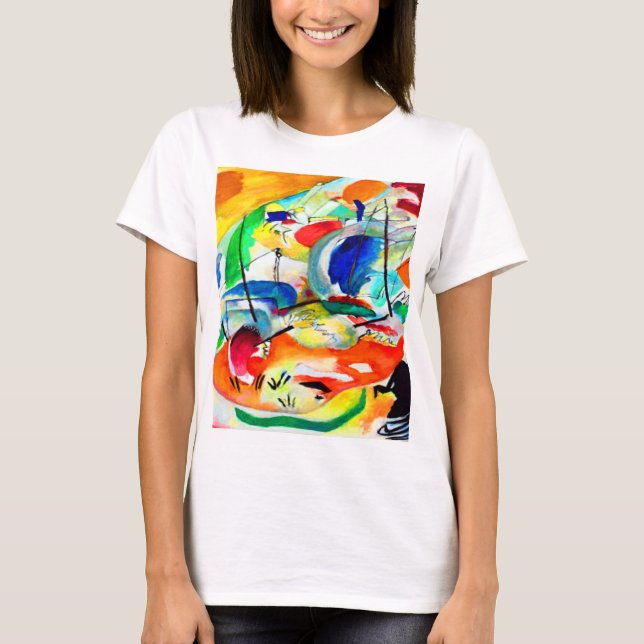 Kandinsky Improvisation 31 (Seeschlacht) T-Shirt (Vorderseite)