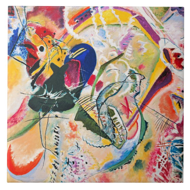 Kandinsky - Improvisation 35, Fliese (Vorderseite)