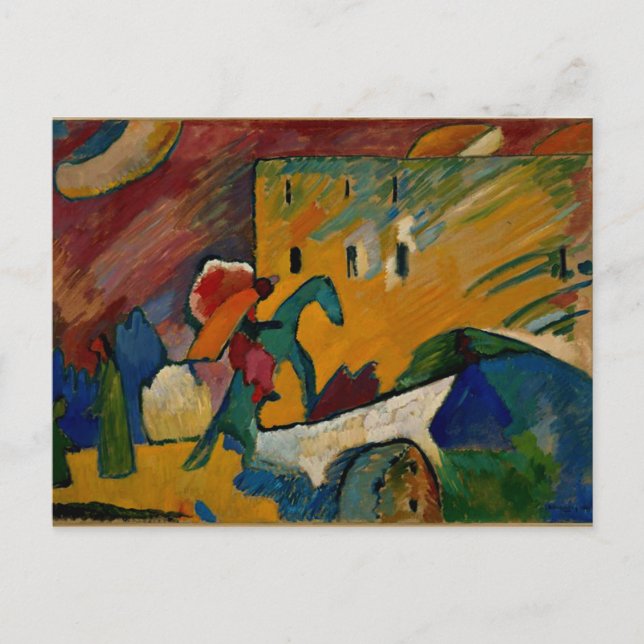 Kandinsky - Improvisation 3 Postkarte (Vorderseite)