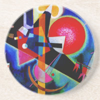Kandinsky in Abstrakter Blauer Malerei