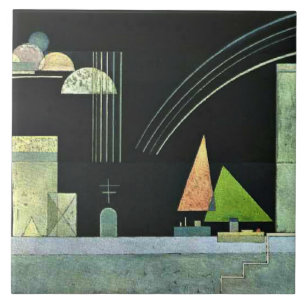 Kandinsky - In der Erholung berühmte abstrakte Ku Fliese