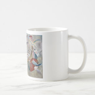 Kandinsky in grauer Abstrakter Kunst Kaffeetasse