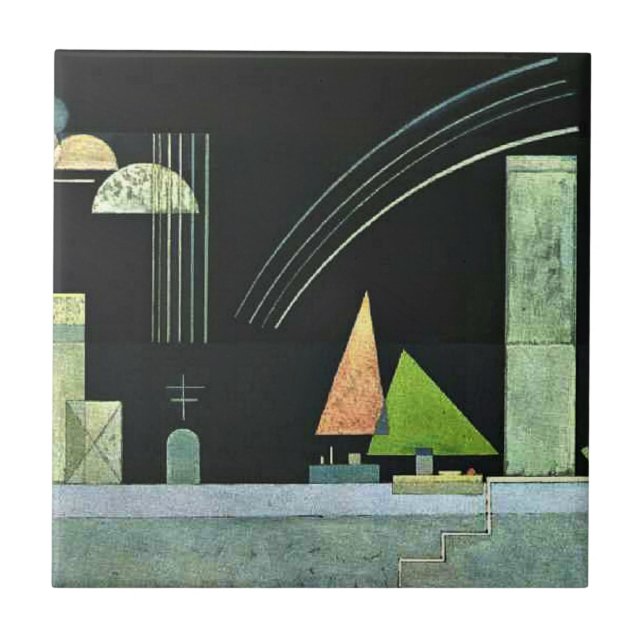 Kandinsky - In Ruhe Fliese (Vorderseite)