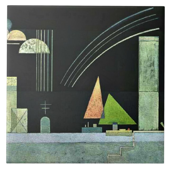 Kandinsky - In Ruhe Fliese (Vorderseite)