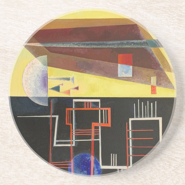 Kandinsky Inner Alliance Abstrakt Artwork Getränkeuntersetzer (Vorne)