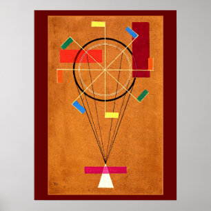 Kandinsky - Jolly, abstrakte Malerei, Poster