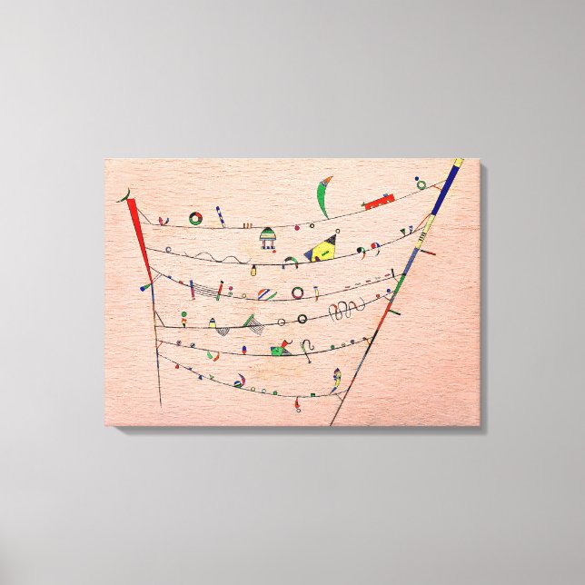 Kandinsky - Kleine Akzente Leinwanddruck (Vorderseite)