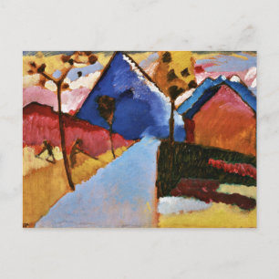 Kandinsky - Kochel, Straight Road Postkarte