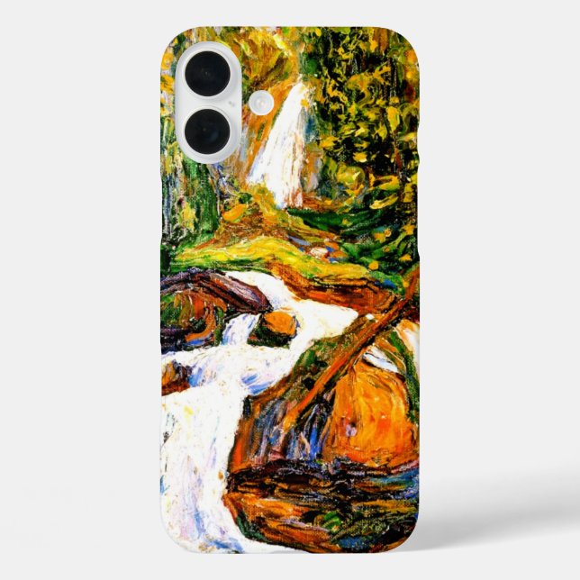 Kandinsky - Kochel - Wasserfall I iPhone 16 Plus Hülle (Rückseite)