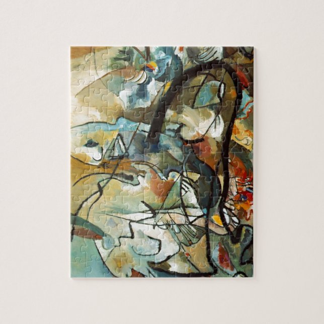 Kandinsky Komposition / Abstrakte Malerei (Vertikal)