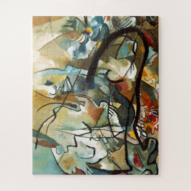 Kandinsky Komposition / Abstrakte Malerei (Vertikal)