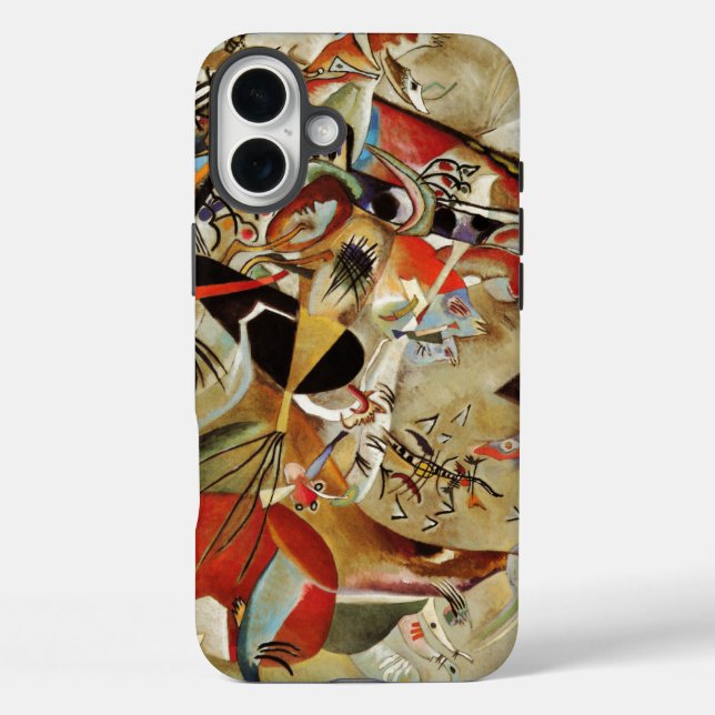 Kandinsky Komposition Abstrakte Malerei iPhone 16 Plus Hülle (Rückseite)