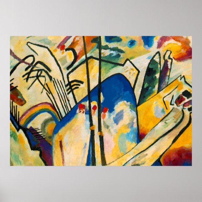 Kandinsky Komposition IV Malerposter Poster (Vorne)