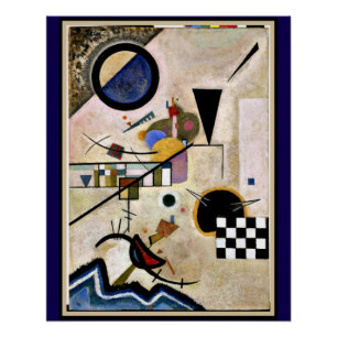Kandinsky - Konträre Übereinstimmungen Poster