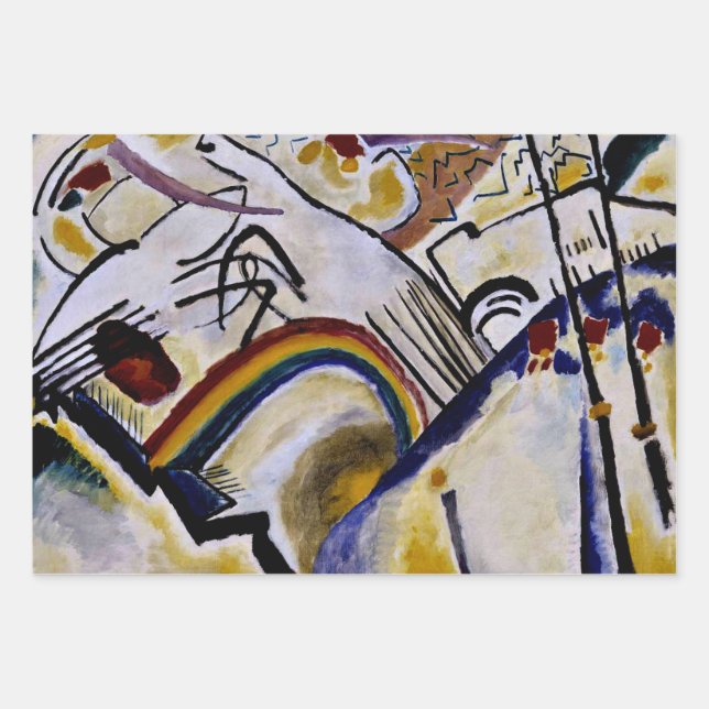 Kandinsky - Kosaken Geschenkpapier Set (Vorderseite)