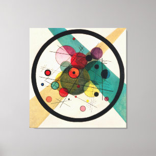 KANDINSKY - KREISE IN EINEM KREIS - 1923 - Bauhaus Leinwanddruck