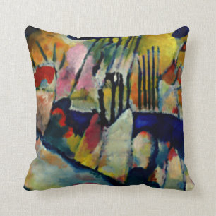 Kandinsky - Landschaft mit Regen Kissen