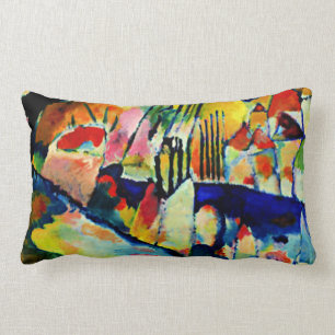 Kandinsky - Landschaft mit Regen Lendenkissen