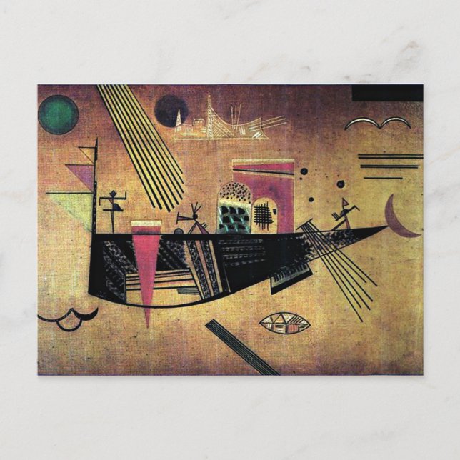 Kandinsky - launenhaft postkarte (Vorderseite)