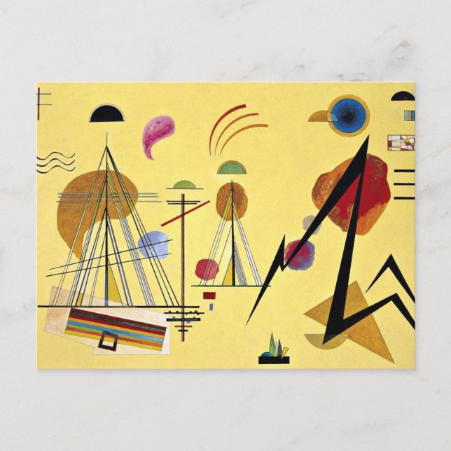 Kandinsky - Line-Spot Postkarte (Vorderseite)