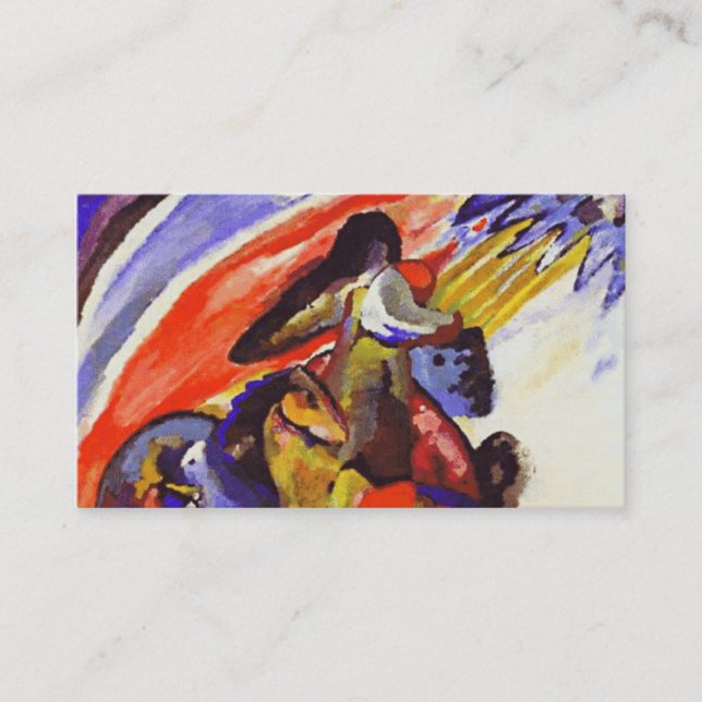Kandinsky-Malerei Business/Visitenkarte Visitenkarte (Vorderseite)