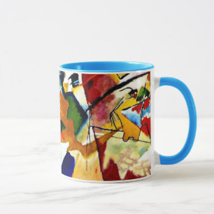 Kandinsky - Malerei mit grüner Mitte Tasse