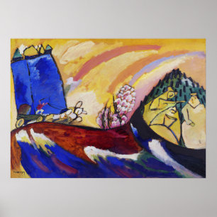 Kandinsky-Malerei mit Troika-Abstrakter Malerei Poster