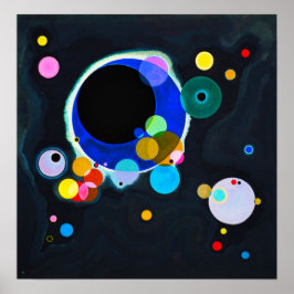 Kandinsky Mehrere Circles Poster