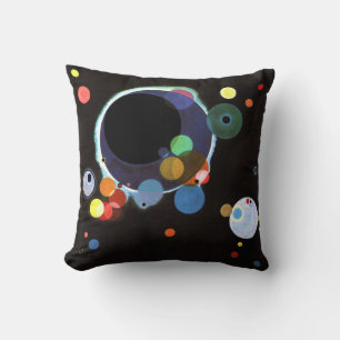 Kandinsky - Mehrere Kreise, berühmte abstrakte Kun Kissen