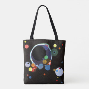 Kandinsky - Mehrere Kreise, berühmtes Gemälde Tasche