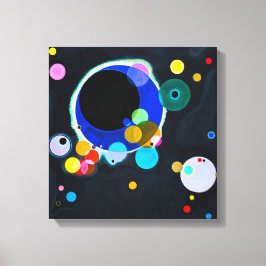 Kandinsky Mehrere Kreise Canvas Print Leinwanddruck