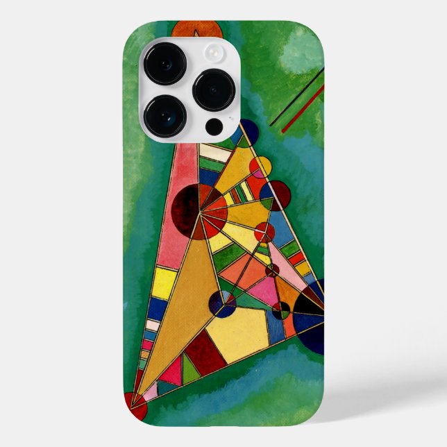 Kandinsky - mehrfarbiges Dreieck, Case-Mate iPhone 14 Pro Hülle (Rückseite)
