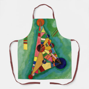 Kandinsky - mehrfarbiges Dreieck, Schürze