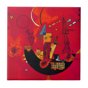 Kandinsky Mit und Gegen Abstrakte Malerei Fliese
