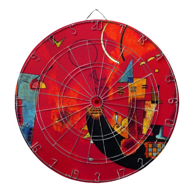Kandinsky Mit und Gegen Dartscheibe (vorne)