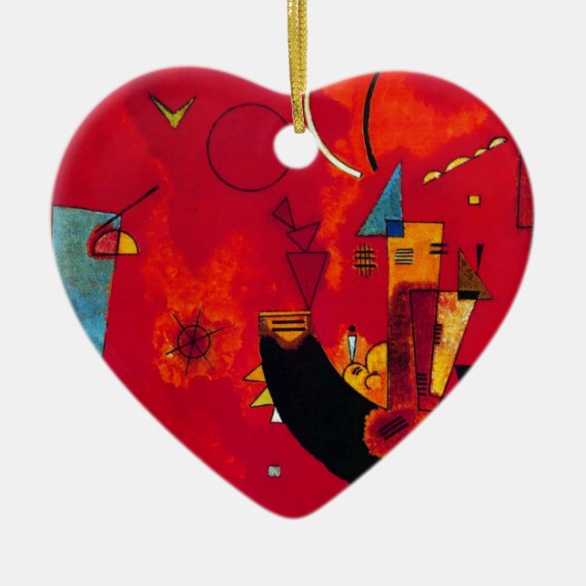 Kandinsky Mit und Gegen Keramik Ornament (Vorne)