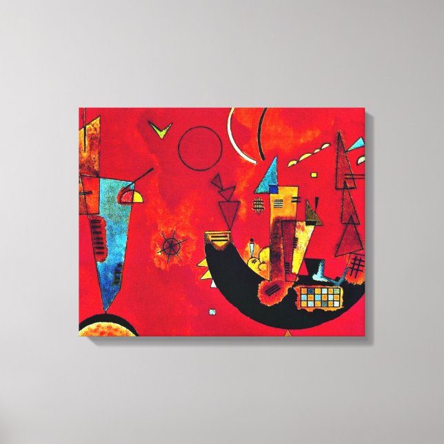 Kandinsky - Mit und Gegen Leinwanddruck (Vorderseite)